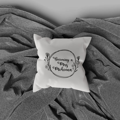 Becoming Mrs Scatter Cushion