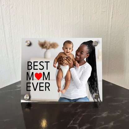 Personalised Acrylic Frame - Best Mom + Photo