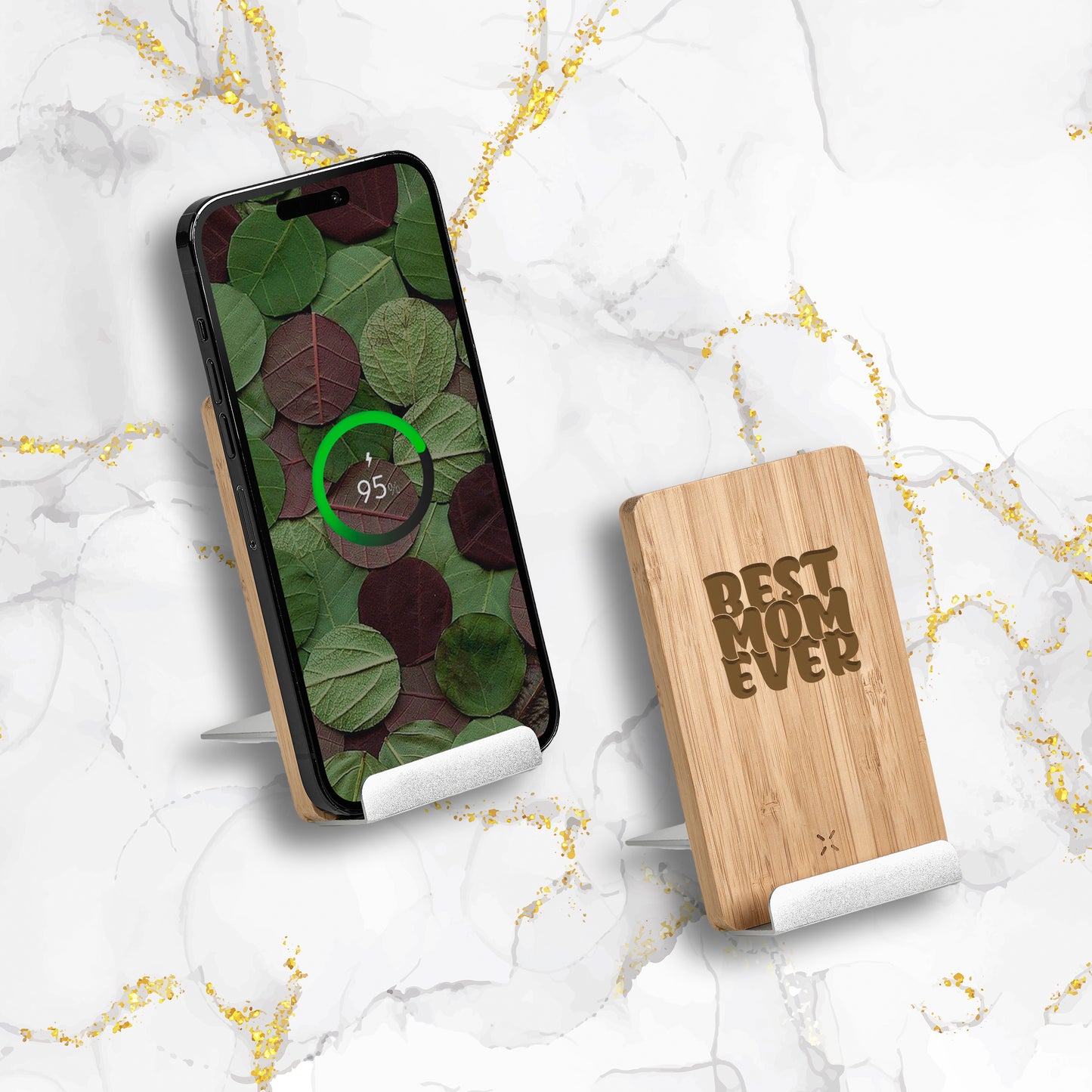EcoCradle Wireless Charging Phone Stand - Best Mom 3