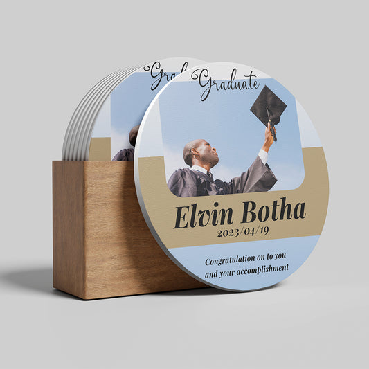 Personalized Milestone Coaster Set