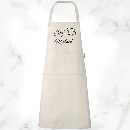 Pure Cotton Apron - Chef Name