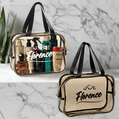 Tiffany Luxe Cosmetic/Toiletry Bag- Name