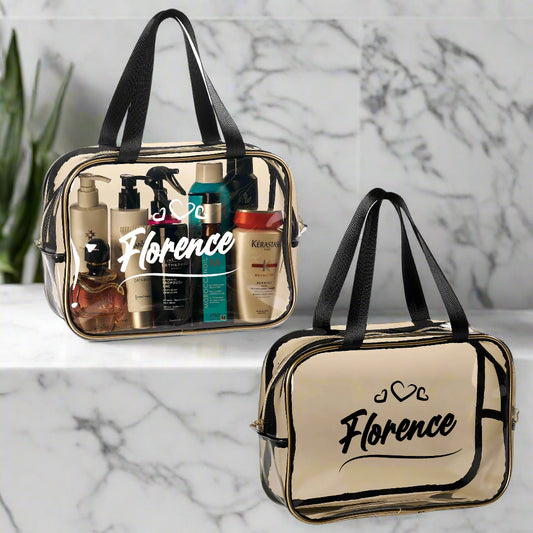Tiffany Luxe Cosmetic/Toiletry Bag- Name