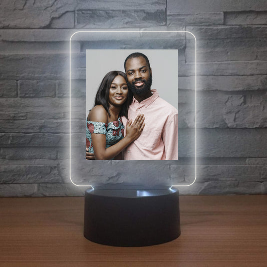 Personalised LED Lamp - Photo ONLY