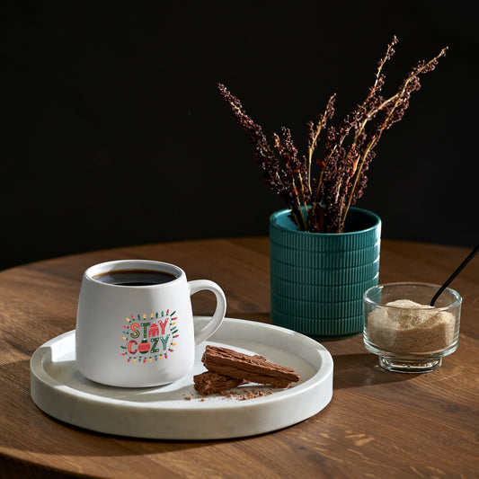 Serendipio Camden Ceramic Coffee Mug - 400ml - Stay Cozy