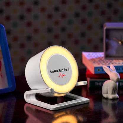 SmartStation Bluetooth Speaker, Wireless Charger, Phone Stand & Night Light - Message
