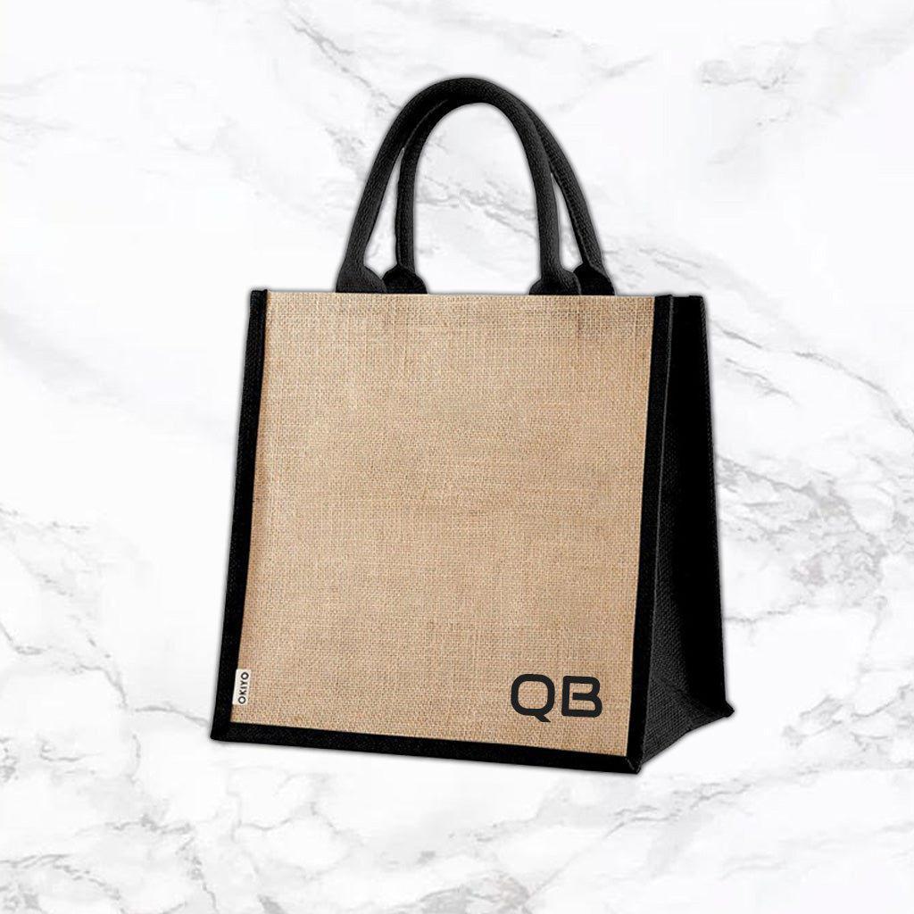 The Coastal Carry Tote - Initial