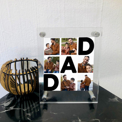 Personalised Acrylic Frame - Dad + Photos