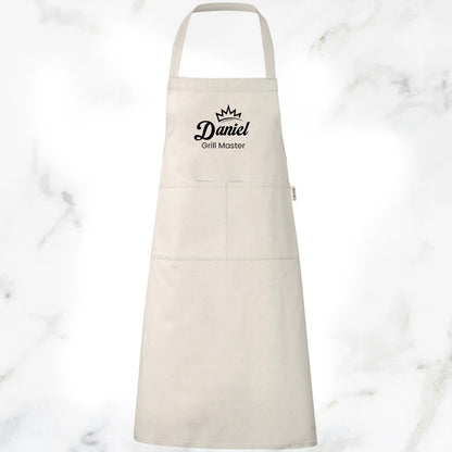 Pure Cotton Apron -Daniel Grill Master
