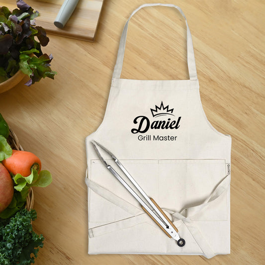 Pure Cotton Apron -Daniel Grill Master