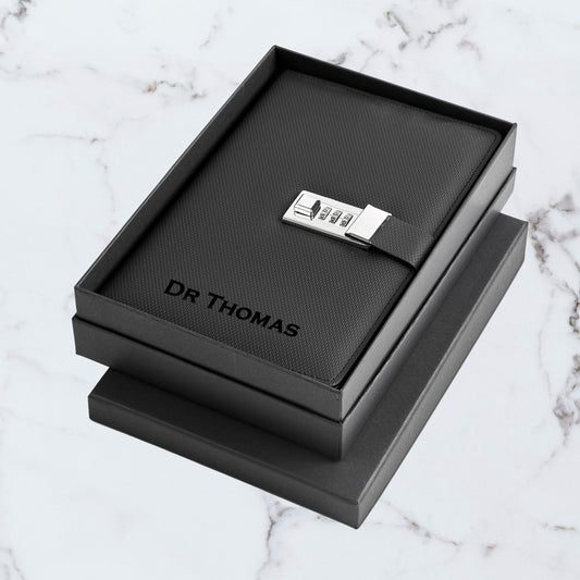 The VaultWrite Hard Cover Notebook - Initials + Name