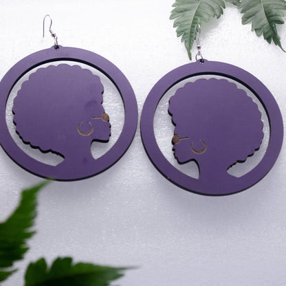 Royalty Purple Earrings
