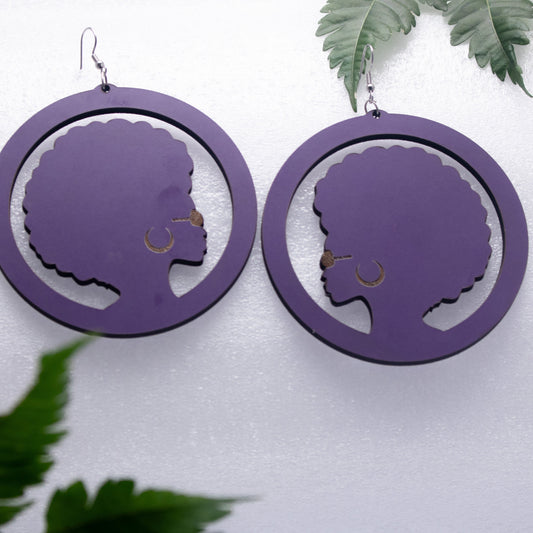 Royalty Purple Earrings