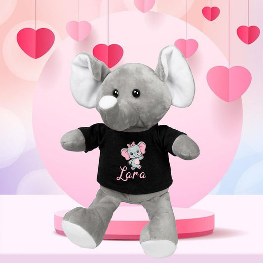 Plushie Eddo Toy - Elephant + Name
