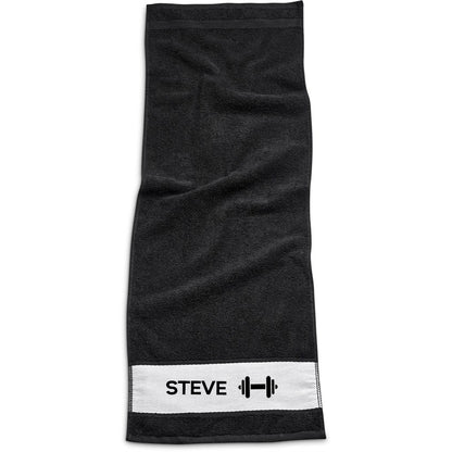 Active Sports & Hand Towel -Name ONLY