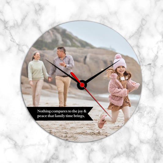Pesonalised Family Clock