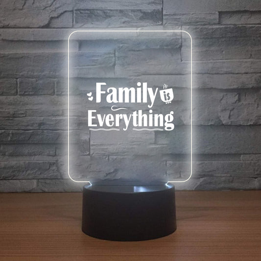 LED Lamp - Family is Everything