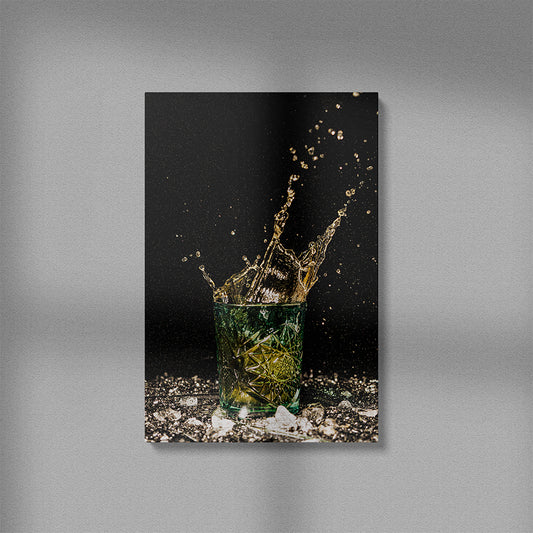 Glass Splash Canvas