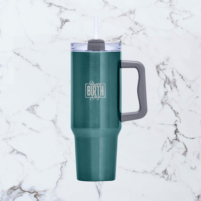 Titan Thermal Luxe Stainless Steel Vacuum Mug - Happy Birthday