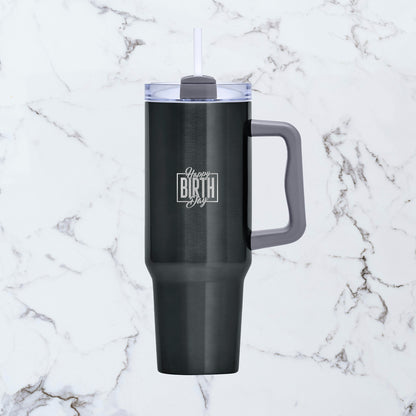 Titan Thermal Luxe Stainless Steel Vacuum Mug - Happy Birthday