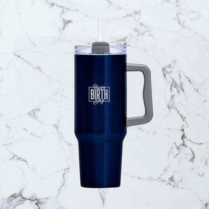 Titan Thermal Luxe Stainless Steel Vacuum Mug - Happy Birthday