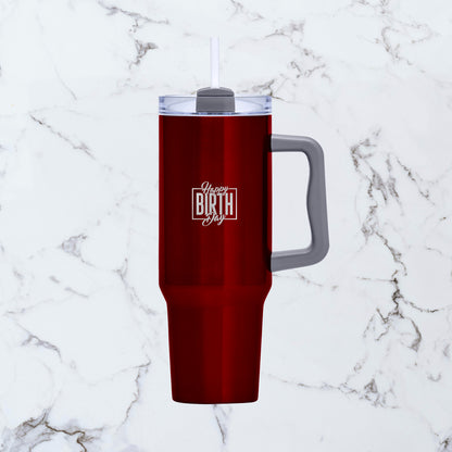 Titan Thermal Luxe Stainless Steel Vacuum Mug - Happy Birthday