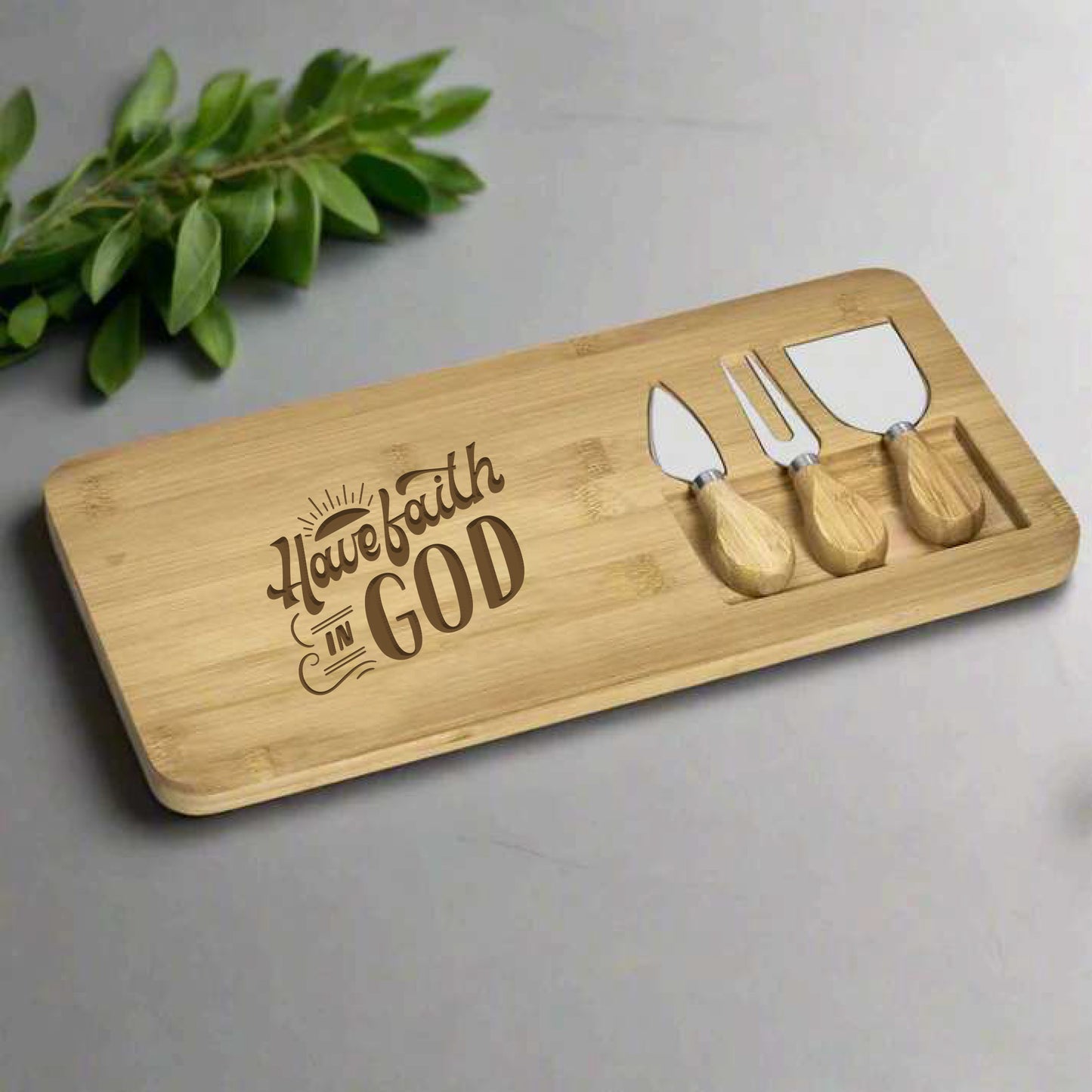 Serve Cheese Board Set - Have Faith