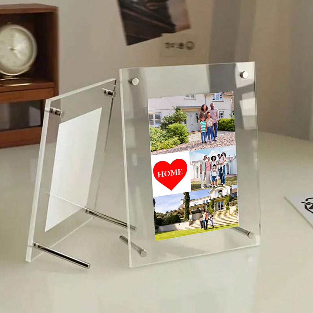 Personalised Acrylic Frame - Home + Photos