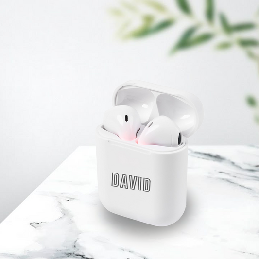 Personalised Inferno True Wireless Earbuds - Name ONLY