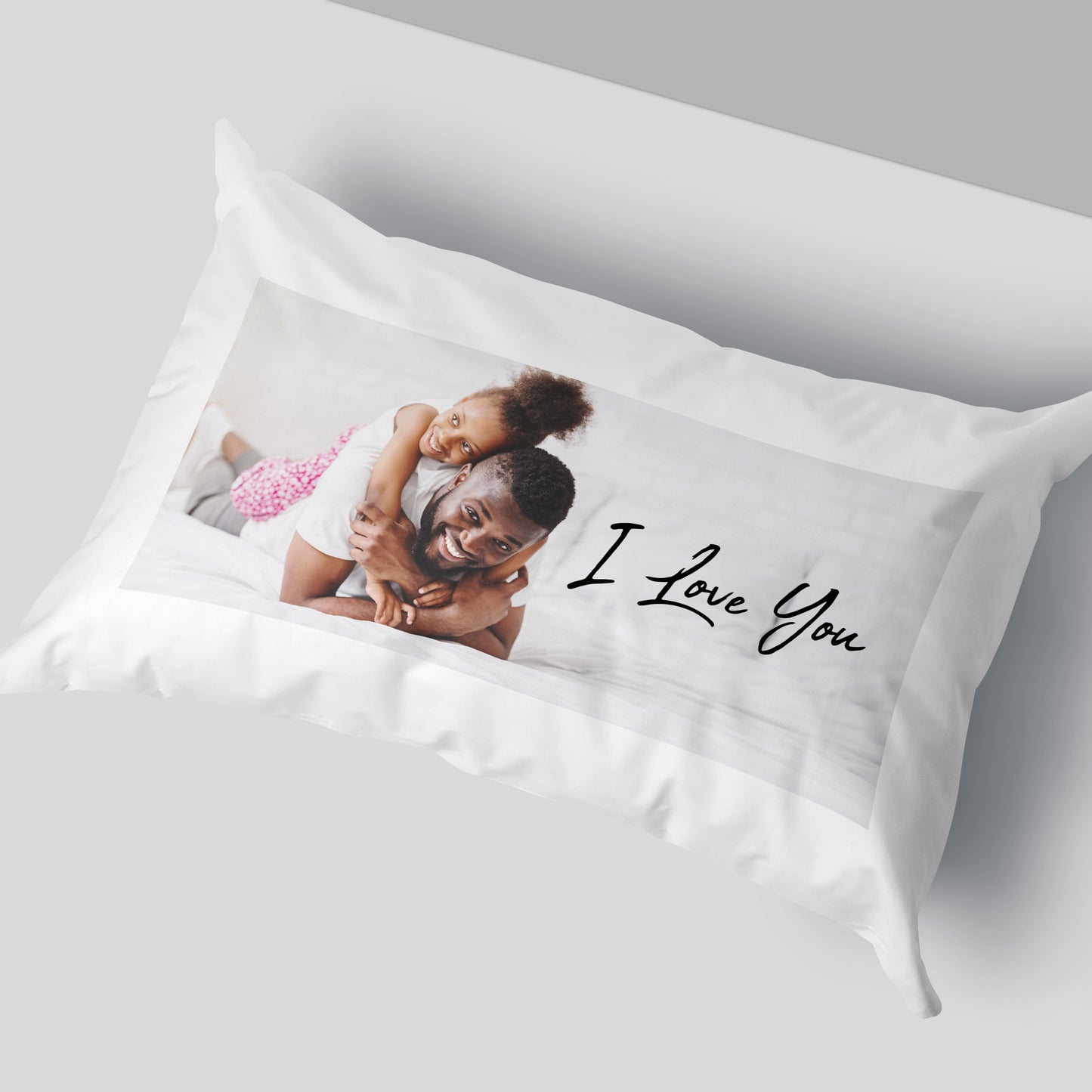 Personalised I Love You Pillowcase - Photo