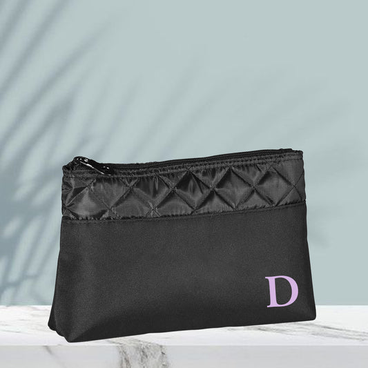 Glow & Go Cosmetic Bag - Initial