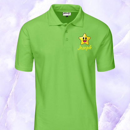 Kids Star Golf Shirt