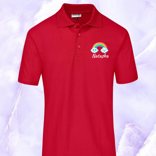 Kids Rainbow Golf Shirt