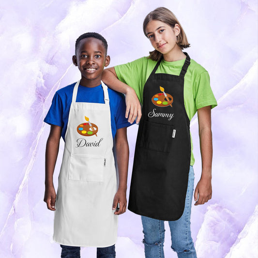 Kids Paint Art Trickle Bib Apron