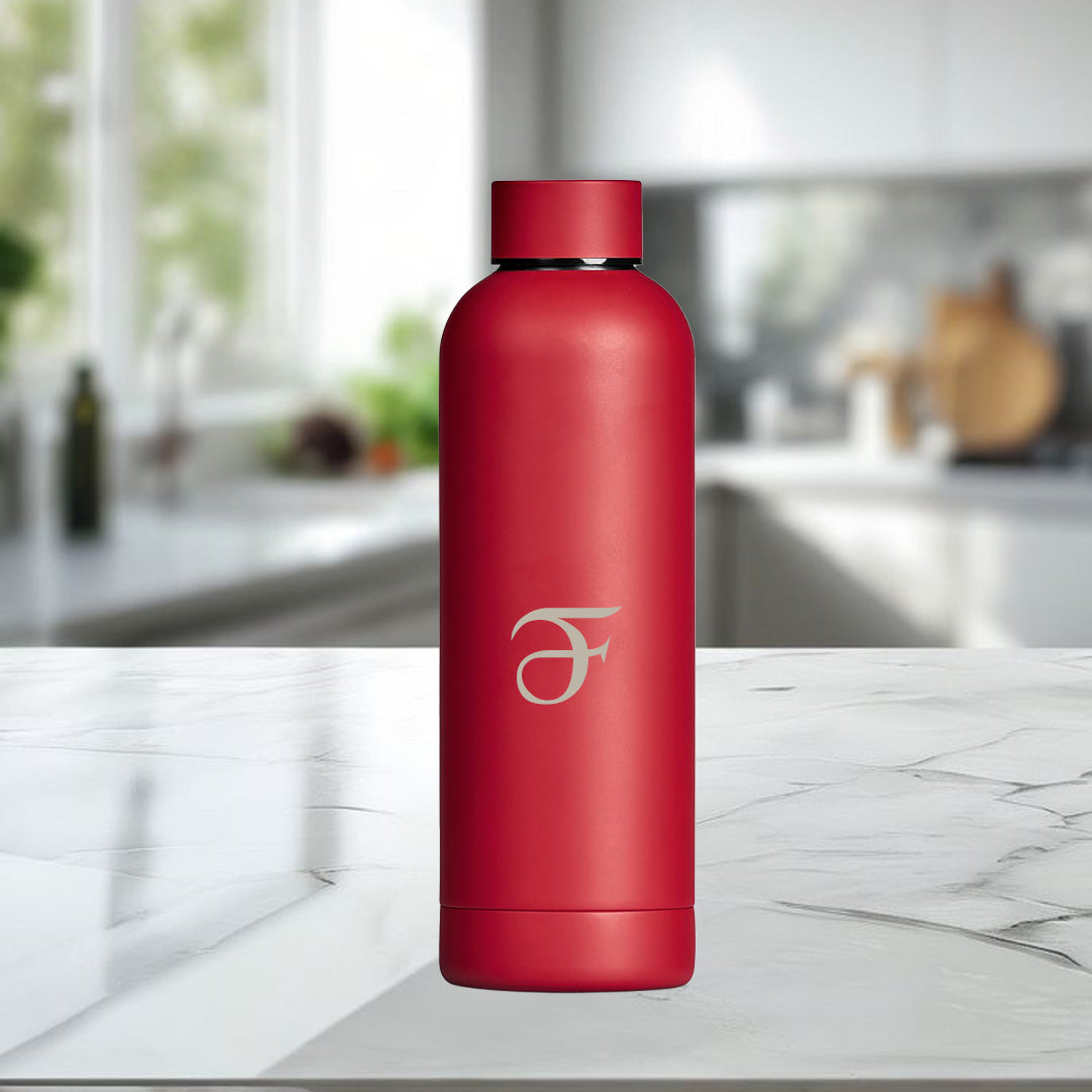 HydraLoop Recycled Stainless Steel Water Bottle – Initial (Gold)