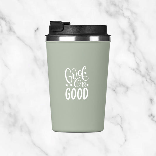Personalised Vero Caldos Insulated Stainless Tumbler - God is Good