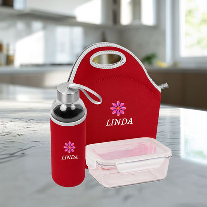 Tivan Refreshment Kit - Pink Flower + Name