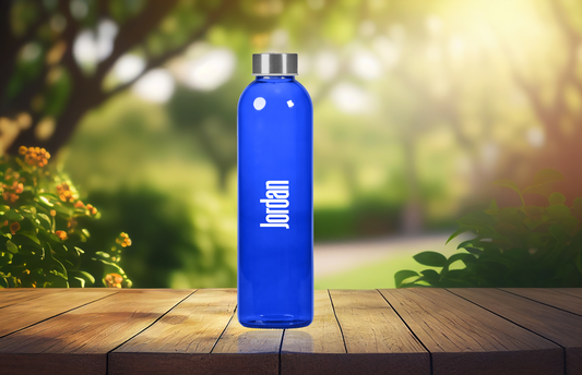 Serenity Glass Water Bottle - Name Only
