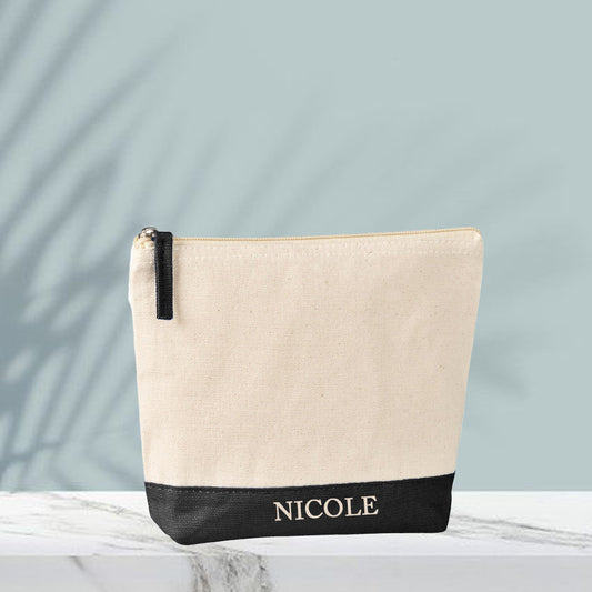Cotton Ease Cosmetic Bag - Name ONLY