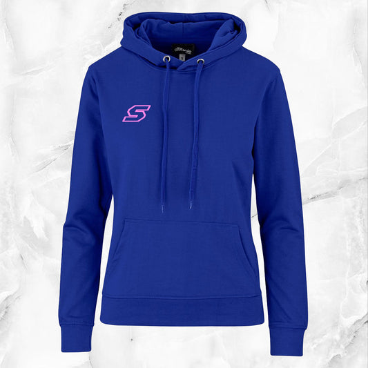 Ladies Essential Hooded Sweater - Pink Initial
