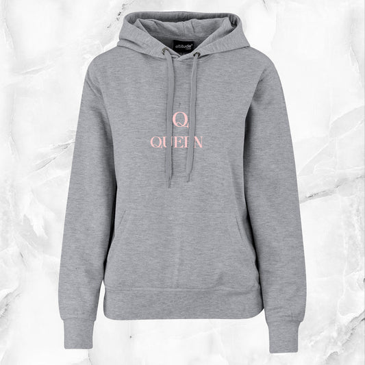Ladies Essential Hooded Sweater - Pink Queen