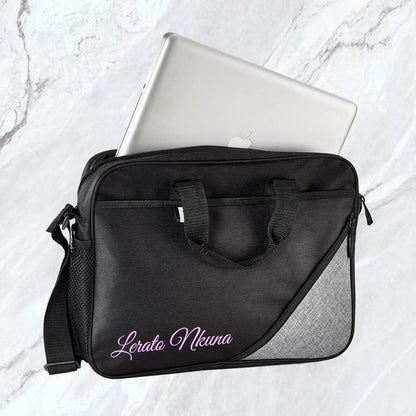 Eclipse Ridge Laptop Bag - Pink Names
