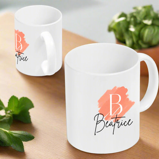 Just for you Personalised Mug - Initial & Name