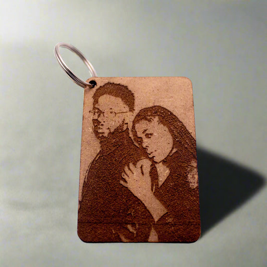 Personalized Keyrings MDF Photo