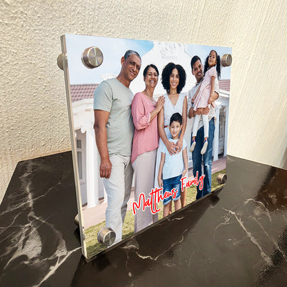 Personalised Acrylic Frame - Family Photo
