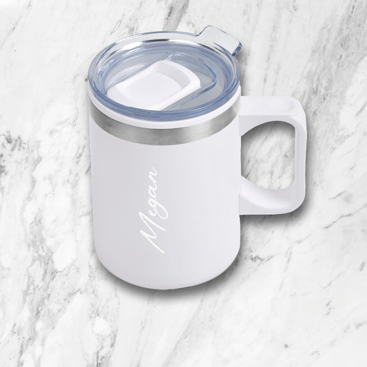 Enduro Stainless Steel & Plastic Double-Wall Mug - Name Only
