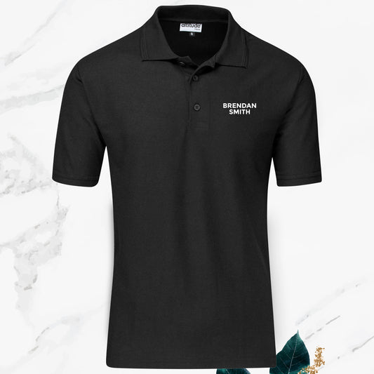 Mens Fairway Golf Shirt - Names