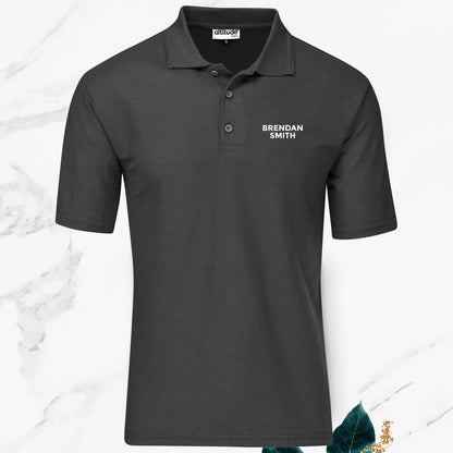 Mens Fairway Golf Shirt - Names