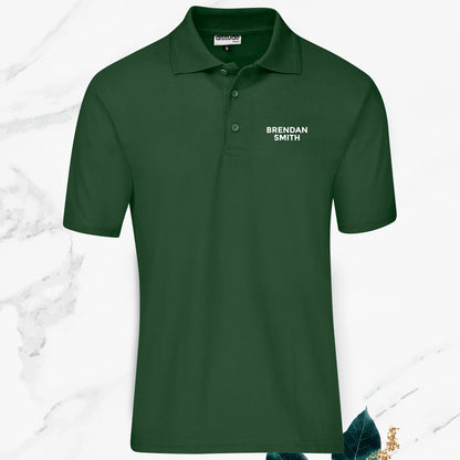 Mens Fairway Golf Shirt - Names