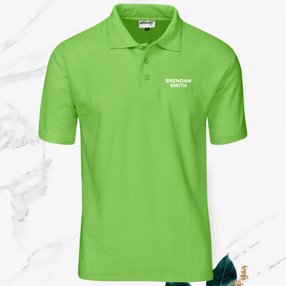 Mens Fairway Golf Shirt - Names